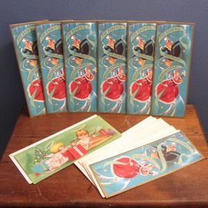 Vintage Made in the USA Christmas Cards 1950s-1960s